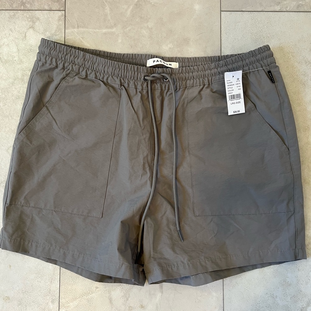 PacSun Gray NWT Volley Shorts Large